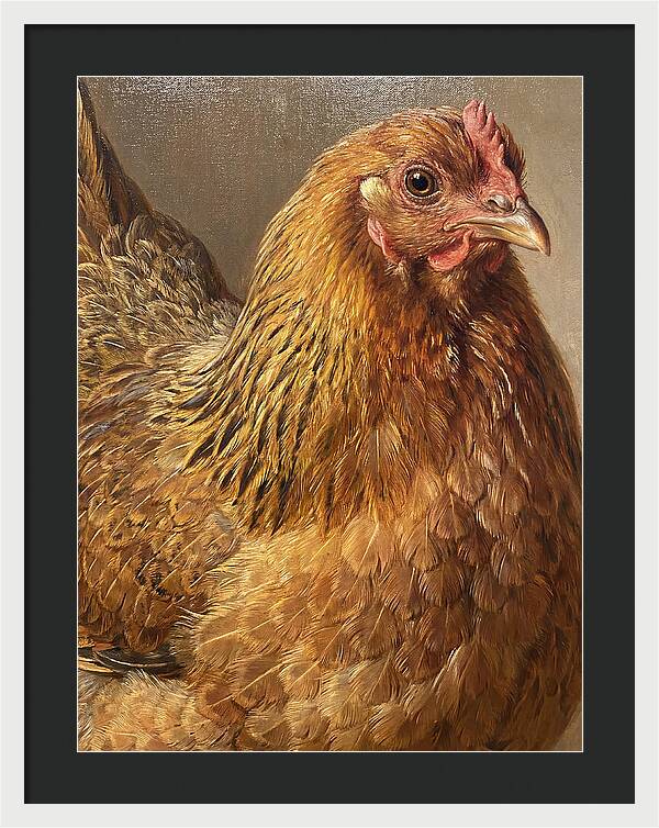 Hen Realism Portrait