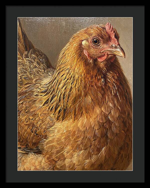 Hen Realism Portrait