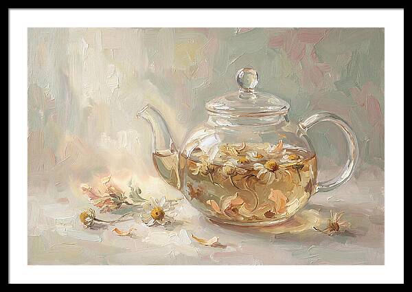 Herbal Tea Infusion With Flowers