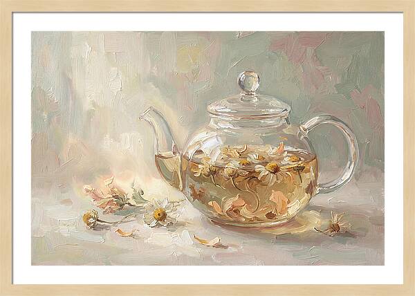 Herbal Tea Infusion With Flowers