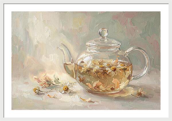 Herbal Tea Infusion With Flowers