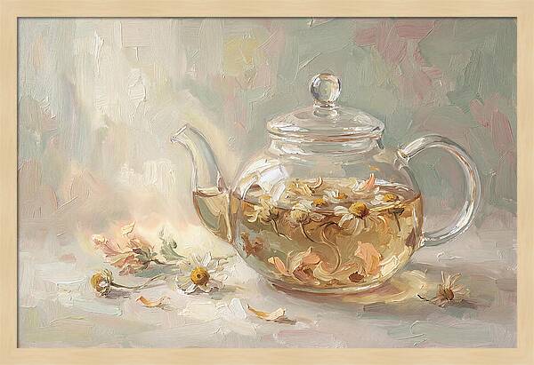 Herbal Tea Infusion With Flowers