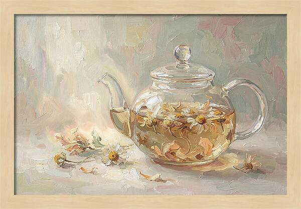Herbal Tea Infusion With Flowers
