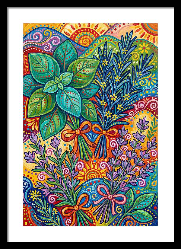 Herbs In Lively Hues