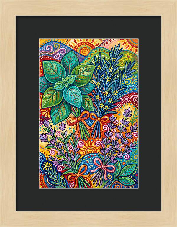 Herbs In Lively Hues