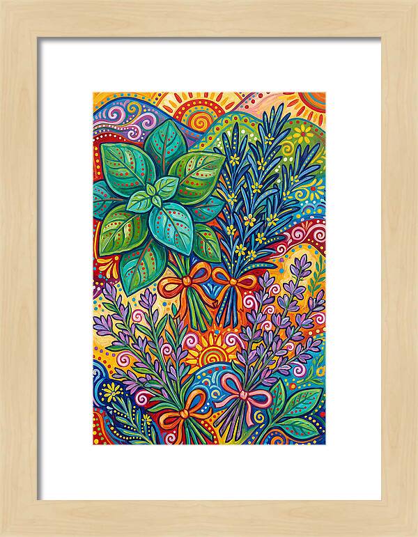 Herbs In Lively Hues