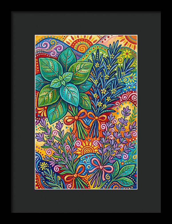 Herbs In Lively Hues