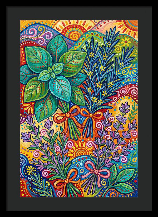 Herbs In Lively Hues