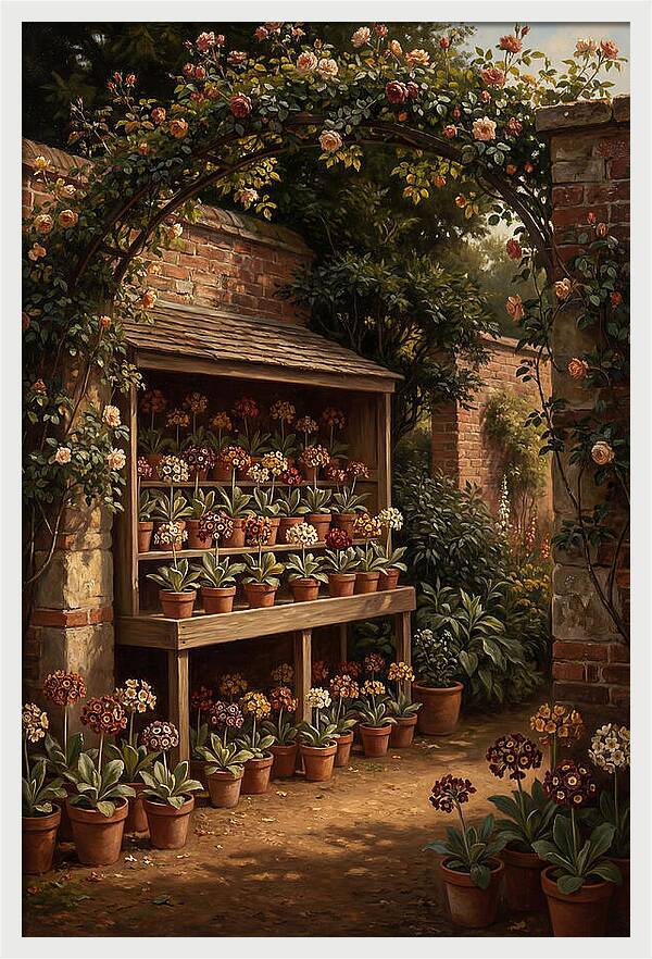 Heritage Garden With Auricula Theatre