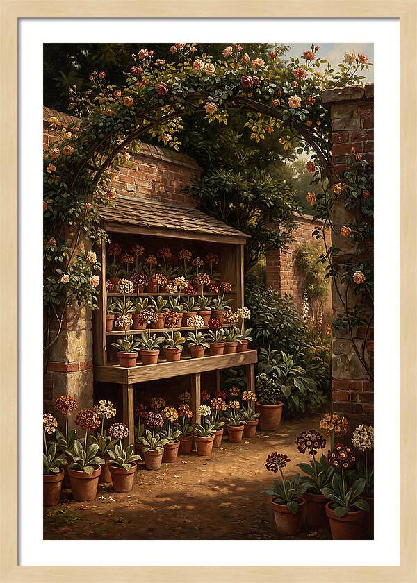 Heritage Garden With Auricula Theatre