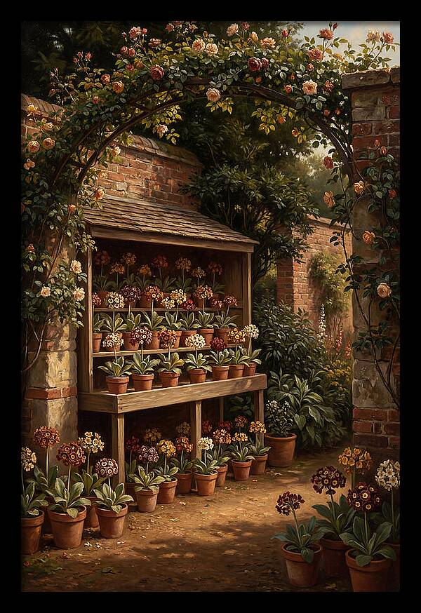 Heritage Garden With Auricula Theatre