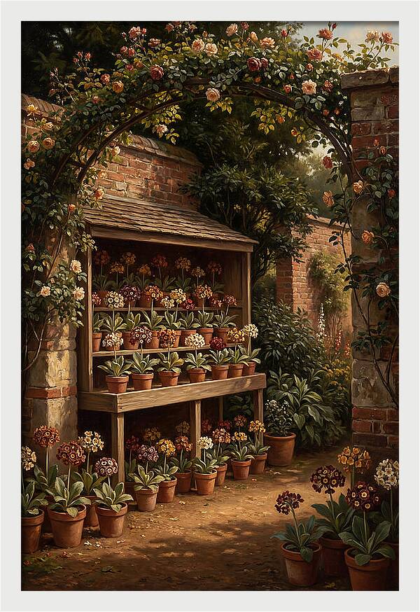 Heritage Garden With Auricula Theatre
