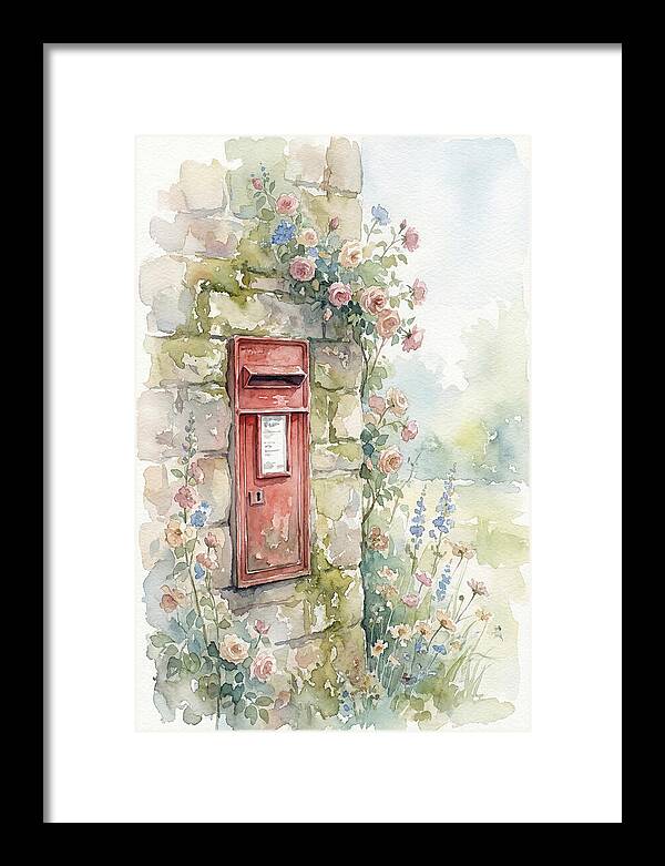 Heritage Post Box Amidst Blooms