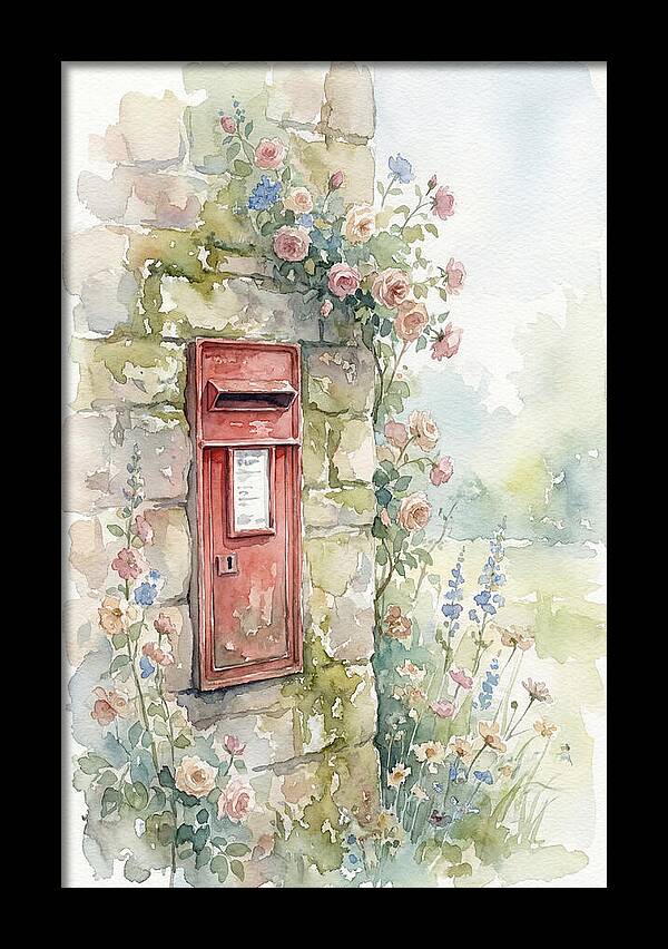 Heritage Post Box Amidst Blooms