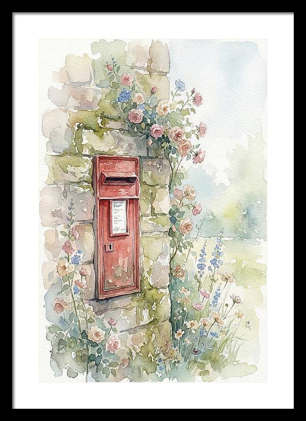 Heritage Post Box Amidst Blooms