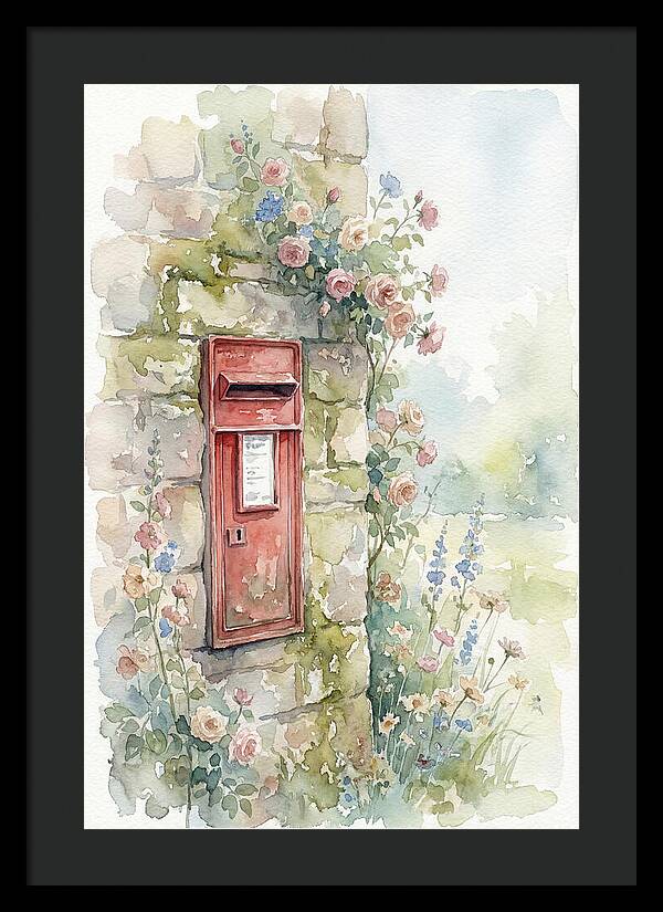 Heritage Post Box Amidst Blooms