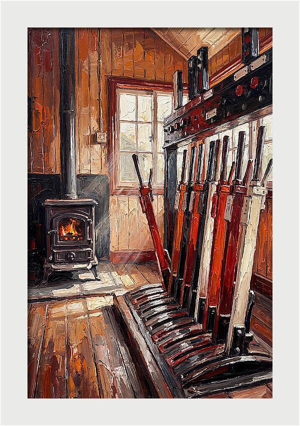 Heritage Railway Signal Box Interior