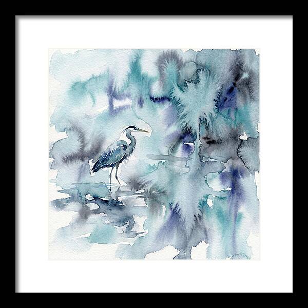 Heron Among Tranquil Waters