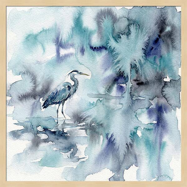 Heron Among Tranquil Waters