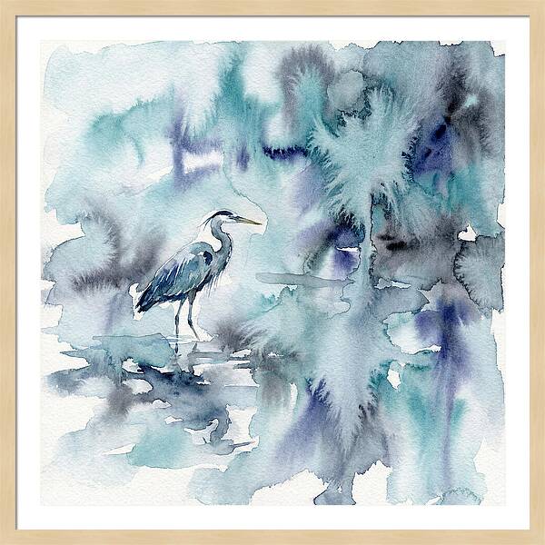 Heron Among Tranquil Waters
