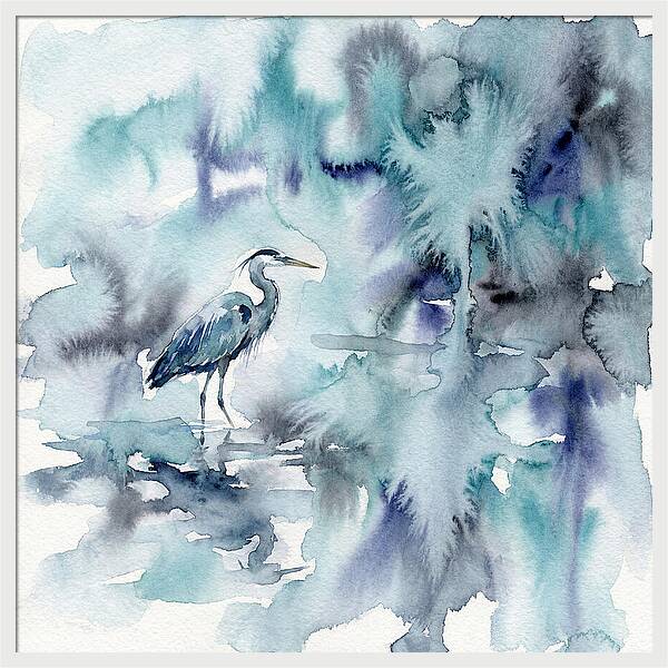 Heron Among Tranquil Waters
