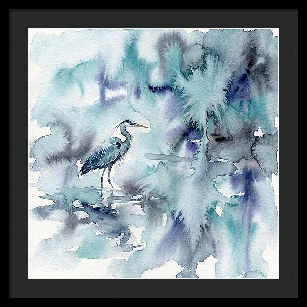 Heron Among Tranquil Waters