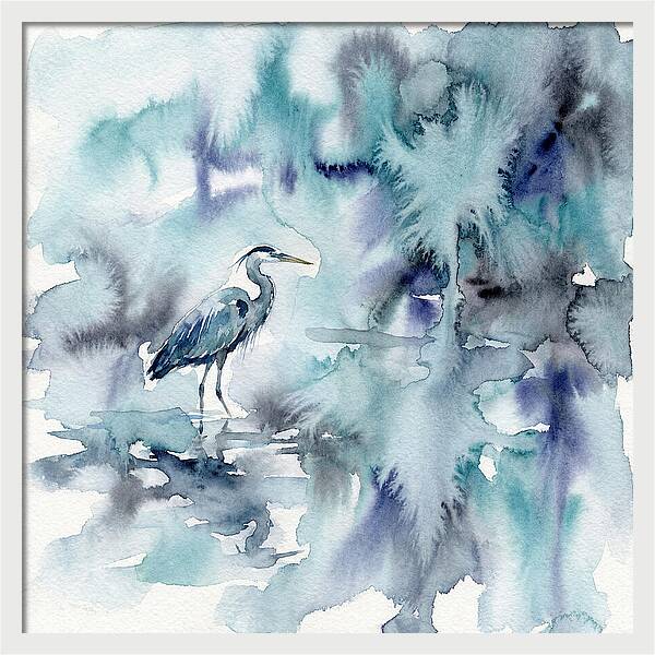 Heron Among Tranquil Waters