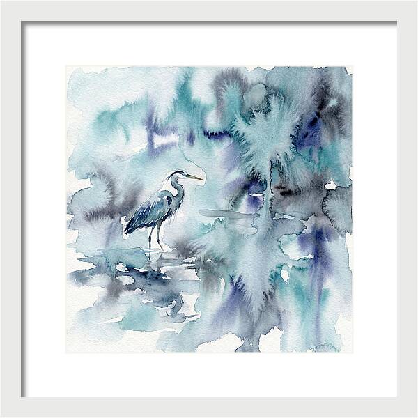 Heron Among Tranquil Waters