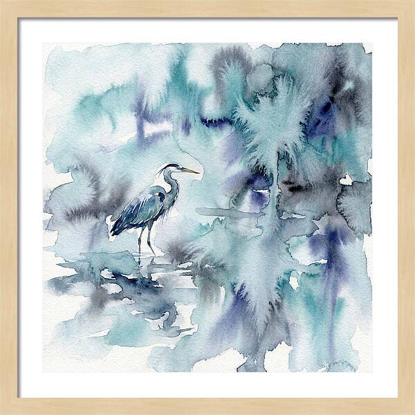 Heron Among Tranquil Waters
