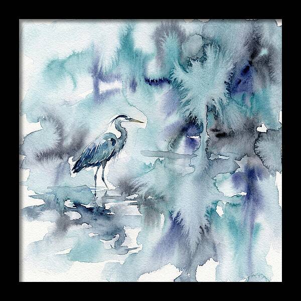 Heron Among Tranquil Waters