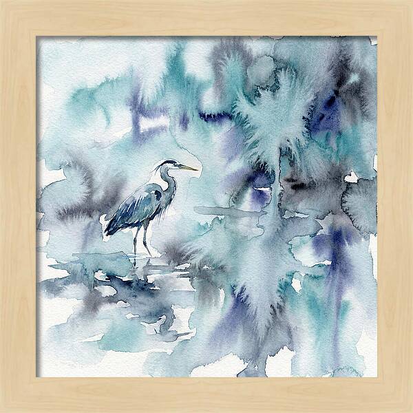Heron Among Tranquil Waters