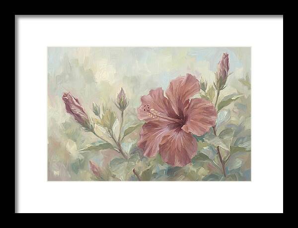 Hibiscus Bloom In Soft Hues