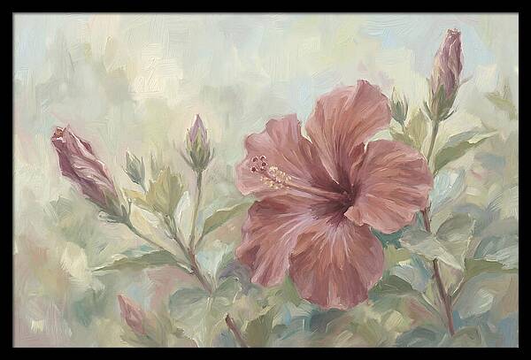 Hibiscus Bloom In Soft Hues