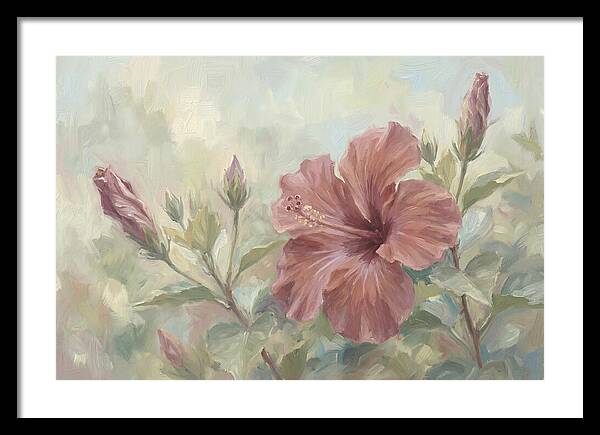 Hibiscus Bloom In Soft Hues