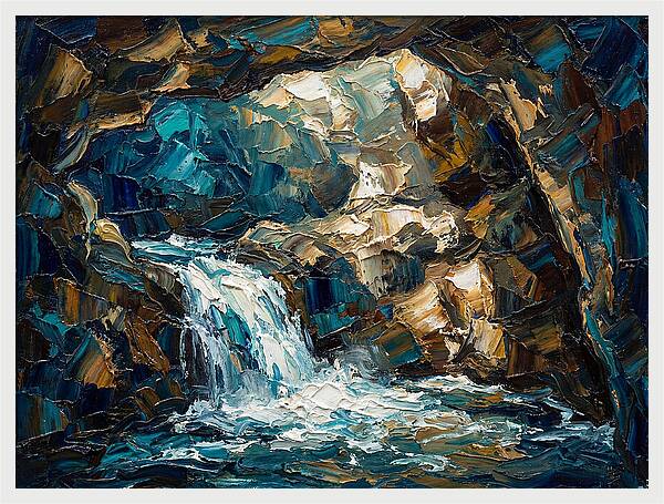 Hidden Cascade In The Cavern