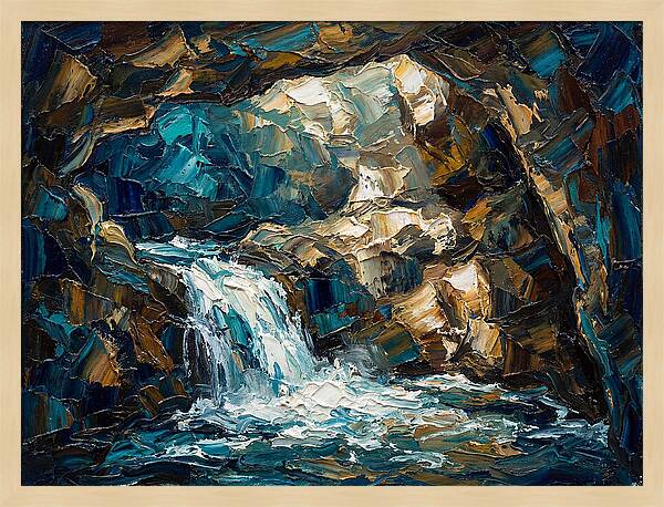 Hidden Cascade In The Cavern
