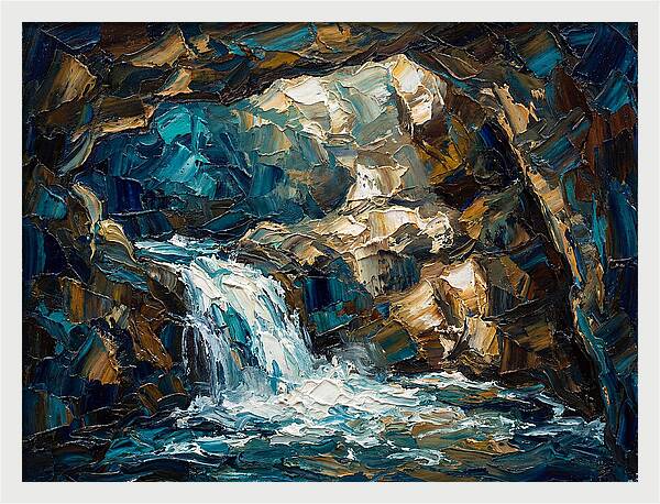 Hidden Cascade In The Cavern
