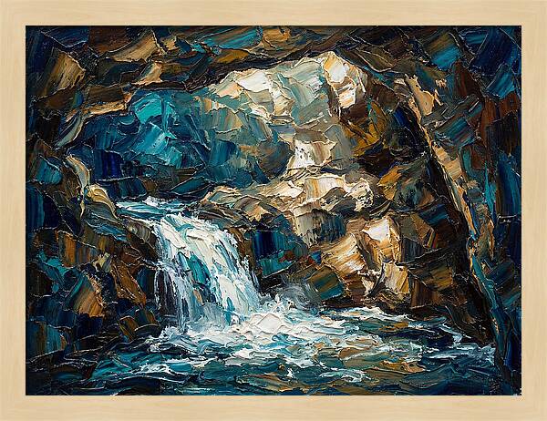 Hidden Cascade In The Cavern