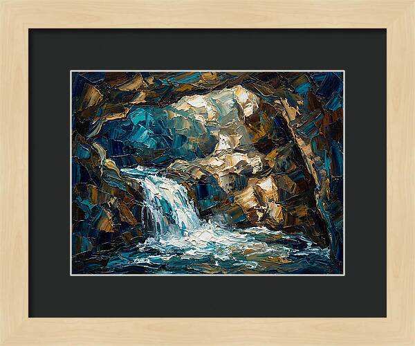 Hidden Cascade In The Cavern