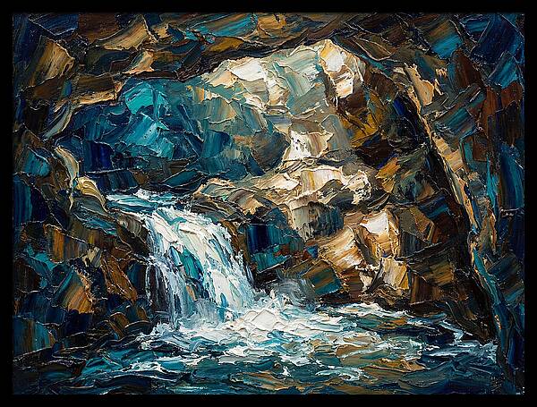 Hidden Cascade In The Cavern