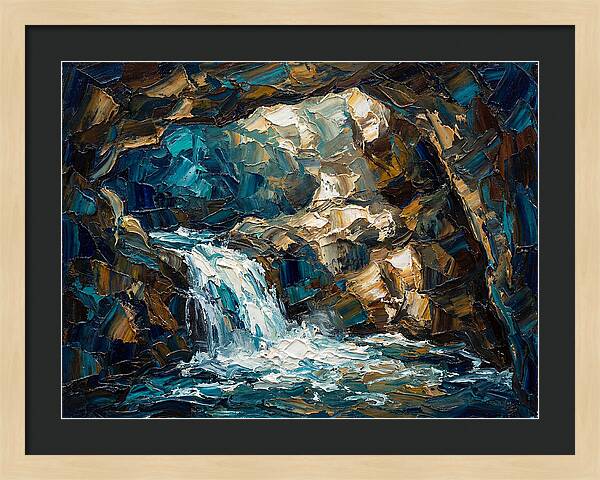 Hidden Cascade In The Cavern
