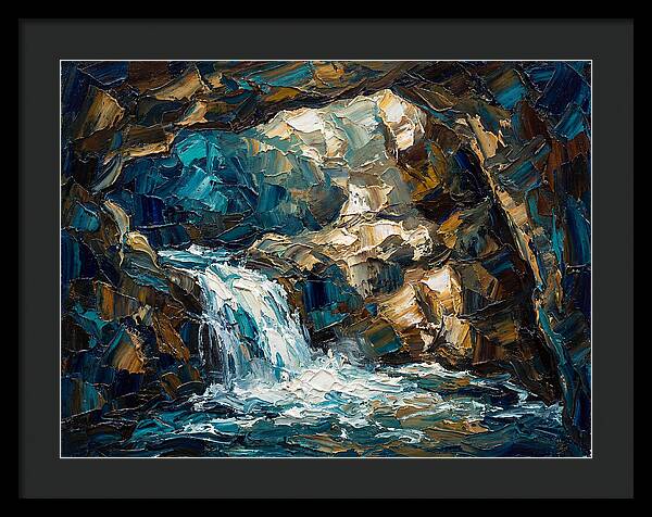 Hidden Cascade In The Cavern