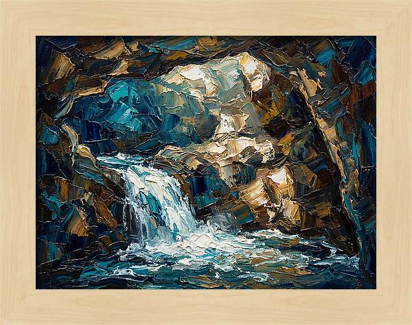 Hidden Cascade In The Cavern