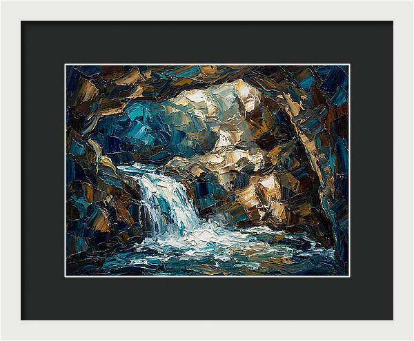 Hidden Cascade In The Cavern