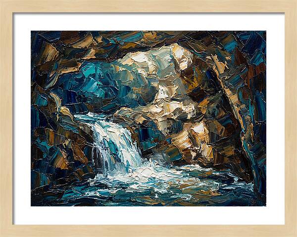 Hidden Cascade In The Cavern