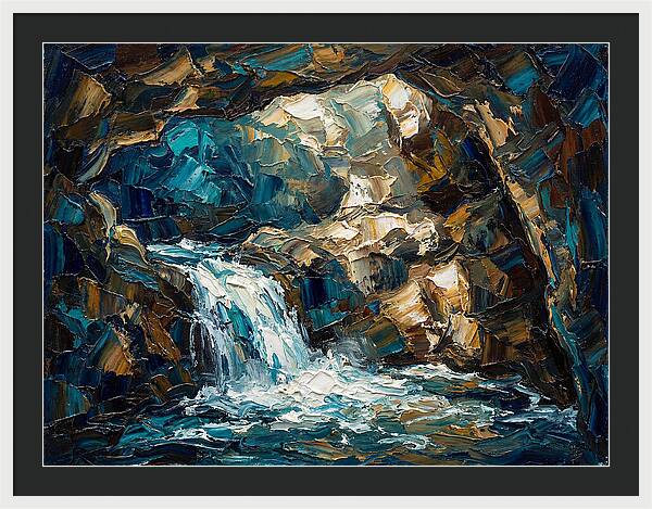 Hidden Cascade In The Cavern
