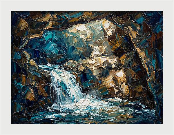 Hidden Cascade In The Cavern