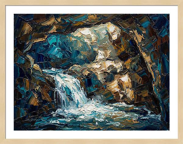 Hidden Cascade In The Cavern