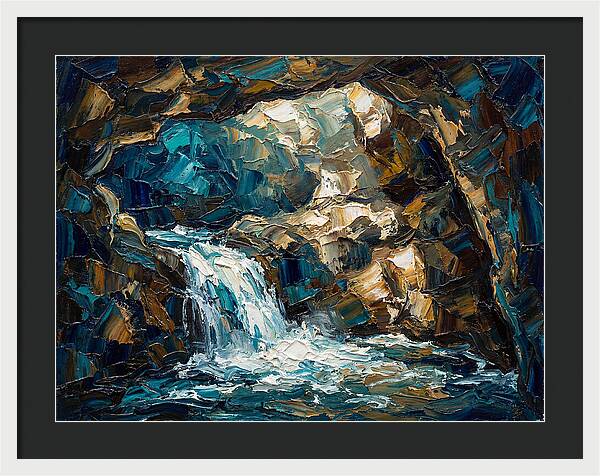 Hidden Cascade In The Cavern