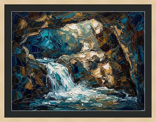 Hidden Cascade In The Cavern